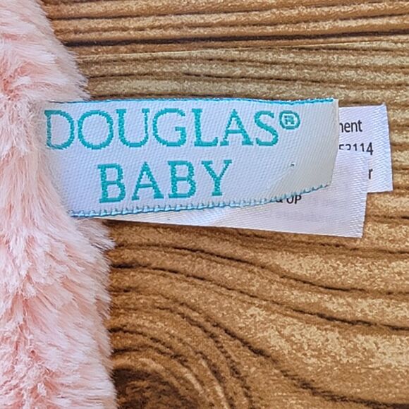 Baby Lovey Elephant Plush Pink Unstuffed Body Douglas Comfort Security Blanket - Picture 6 of 9